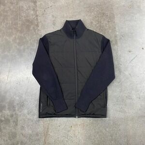 Lululemon Merino Wool knit Sleeve Black Puffer Jacket Mens L